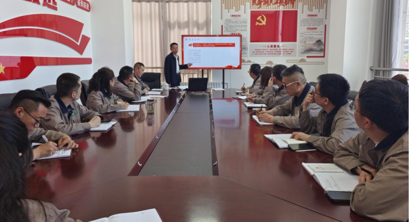 恪守&ldquo;六大紀(jì)律&rdquo; 筑牢思想根基&mdash;&mdash;集團(tuán)黨委委員、紀(jì)委書記赴朝物開投公司黨支部講授專題黨課