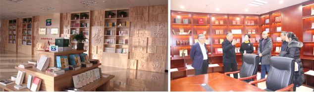 省委常委、省總工會(huì)主席馬吉孝同志來我司為全國職工書屋示范點(diǎn)揭牌