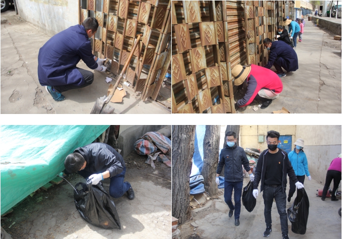 中共青海省第三建筑工程有限公司支部委員會(huì)開展&ldquo;黨旗領(lǐng)航，愛衛(wèi)同行&rdquo;主題黨日活動(dòng)